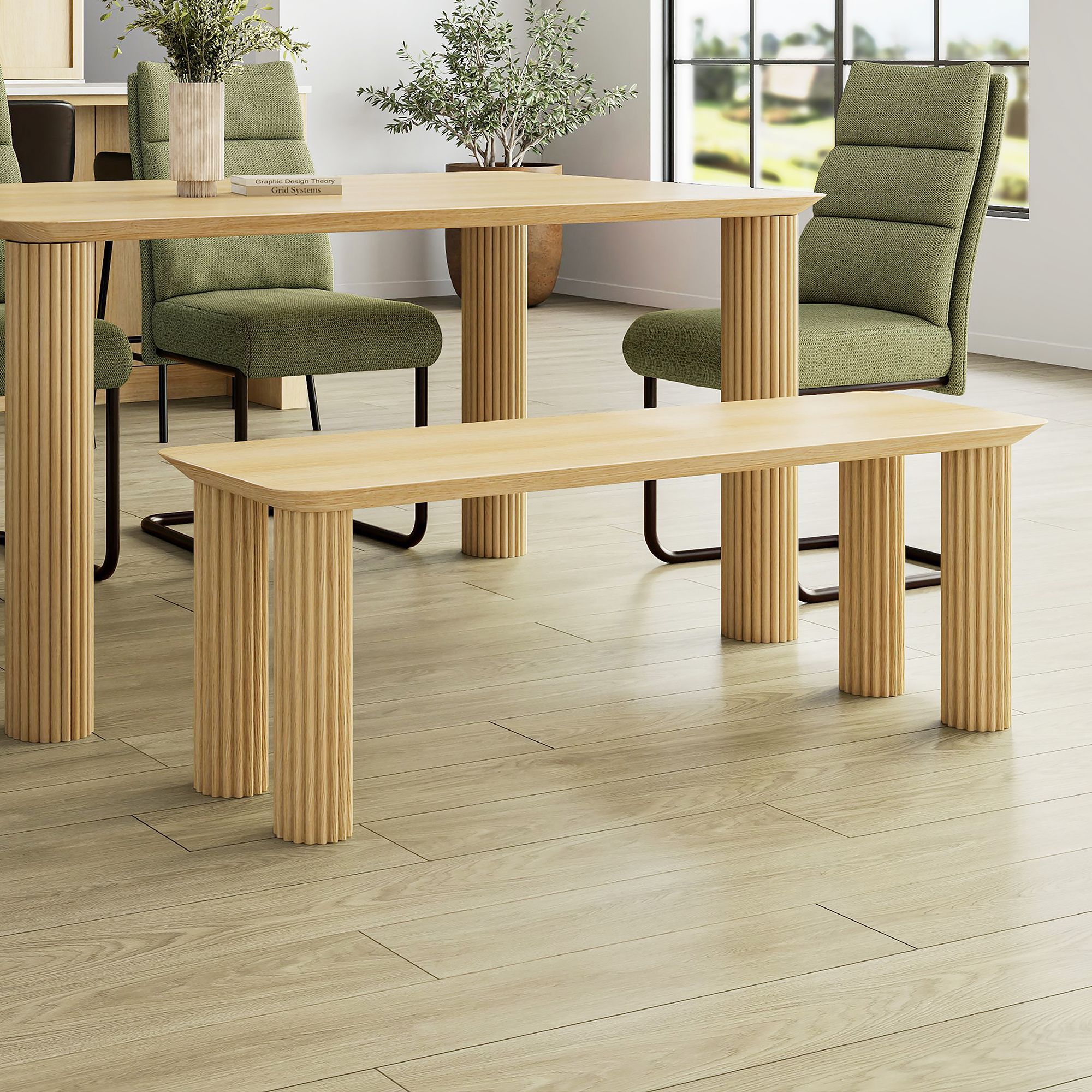 Sangra 51" Bench in Natural
