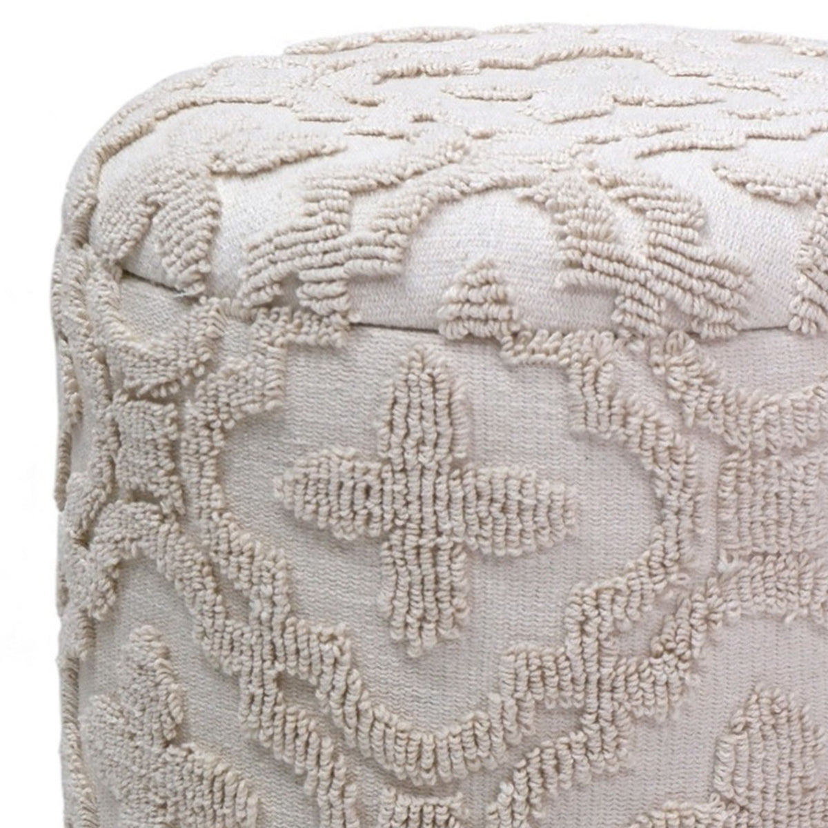 Magnolia Round Storage Ottoman