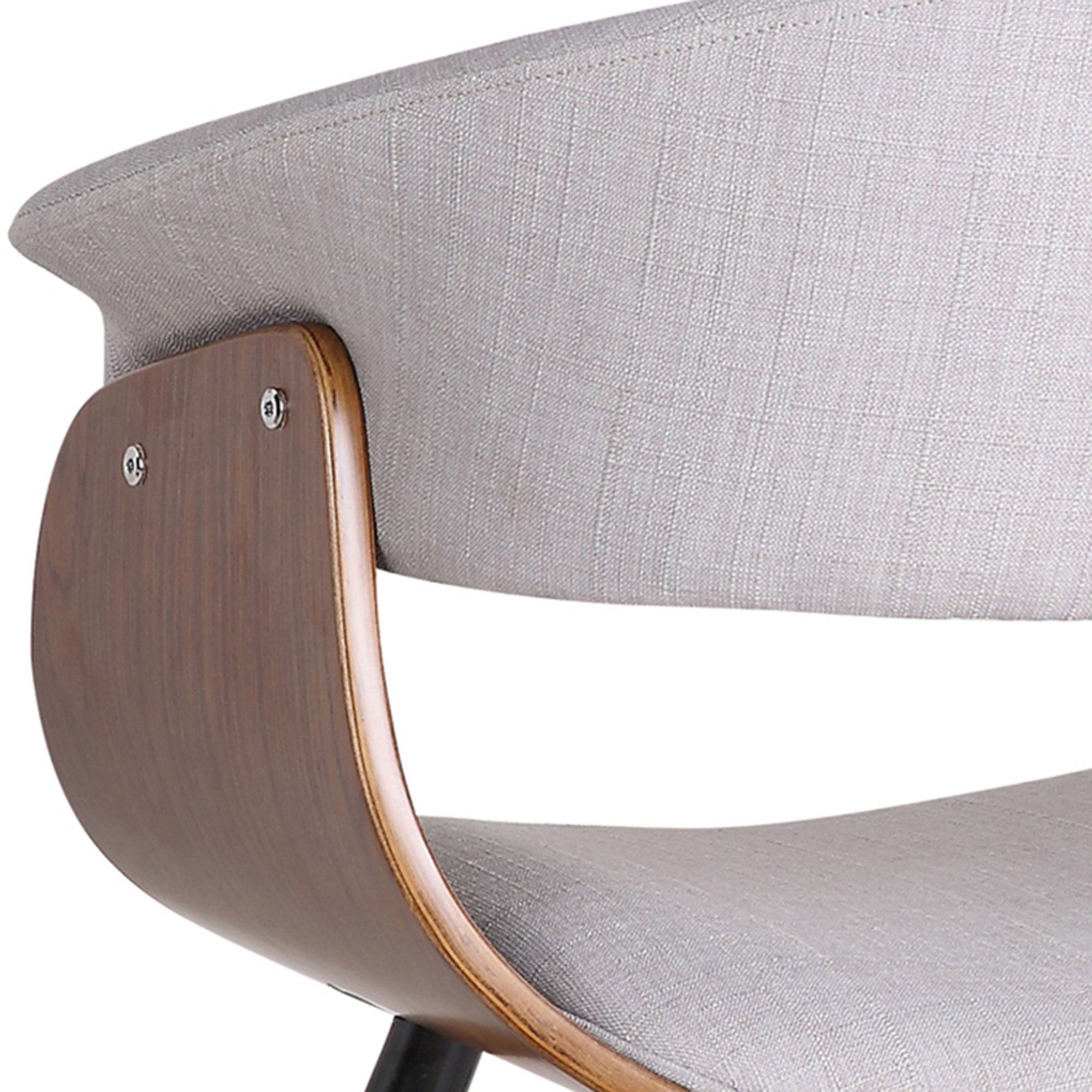 Holt Accent/Dining Chair in Grey and Walnut