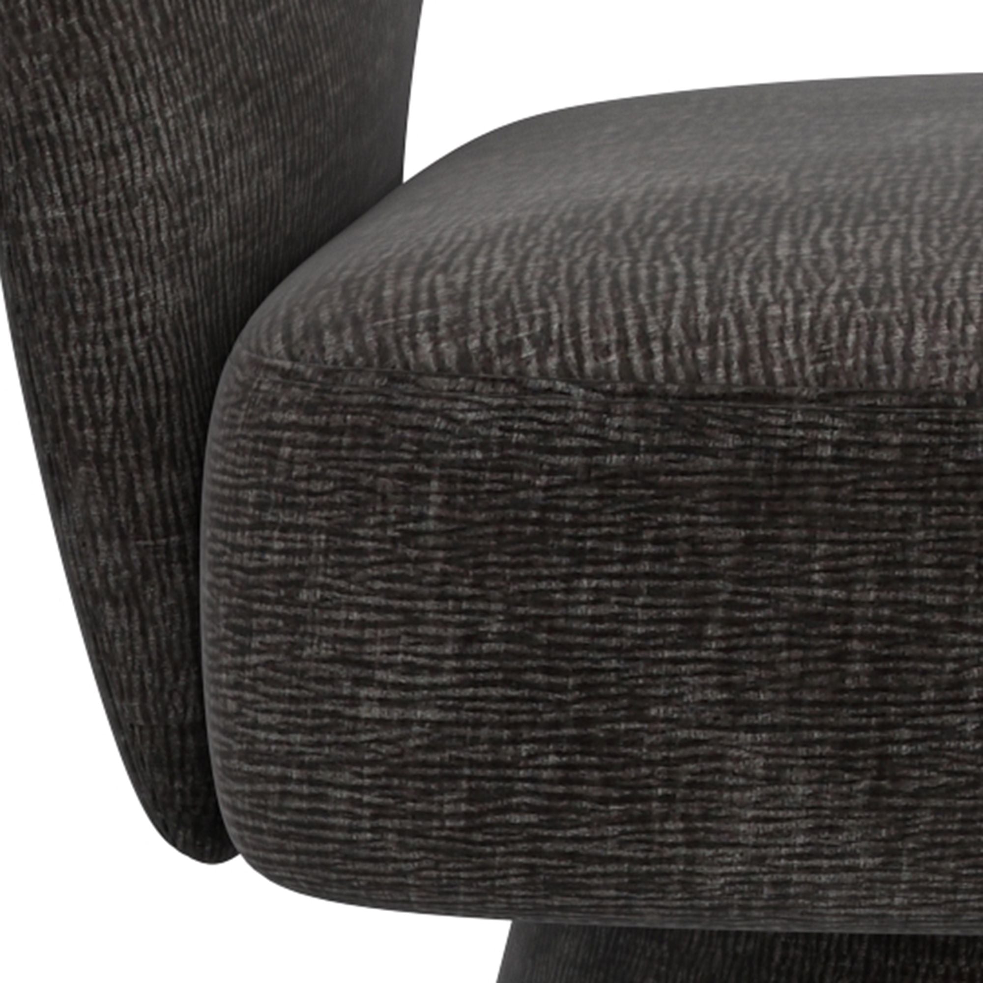 Santo Accent Chair in Charcoal