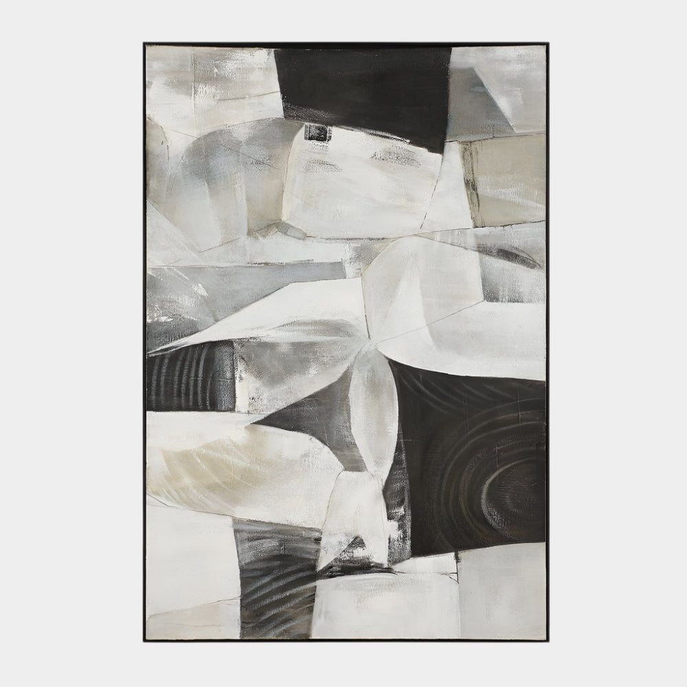 Folding Time Framed Canvas