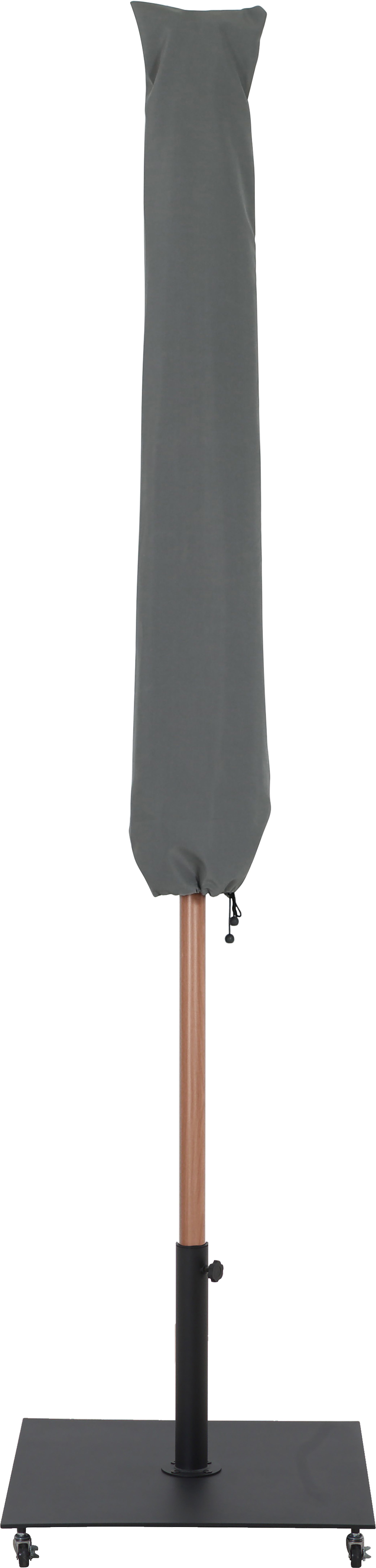 Fiji Water Resistant Fabric And Aluminum Patio Umbrella With Base Set