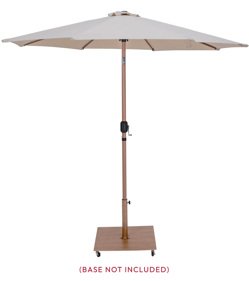 Fiji Water Resistant Fabric And Aluminum Patio Umbrella