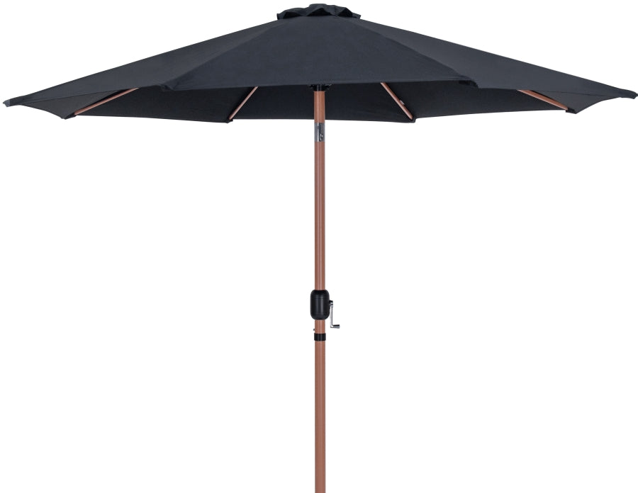 Fiji Water Resistant Fabric And Aluminum Patio Umbrella With Base Set