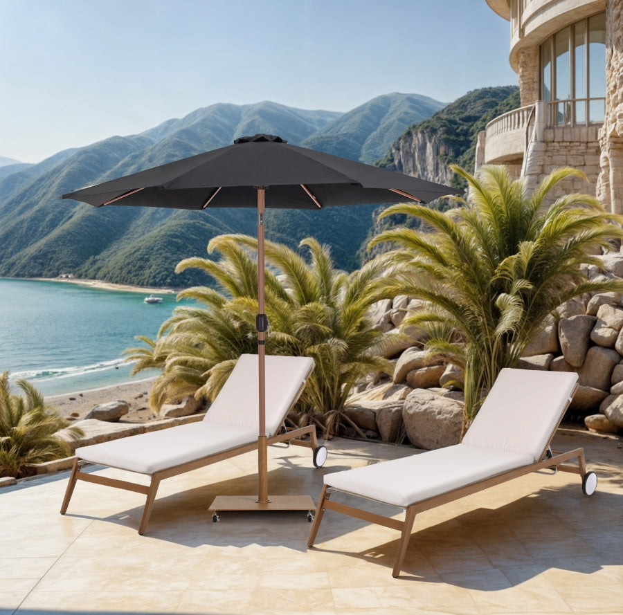 Fiji Water Resistant Fabric And Aluminum Patio Umbrella