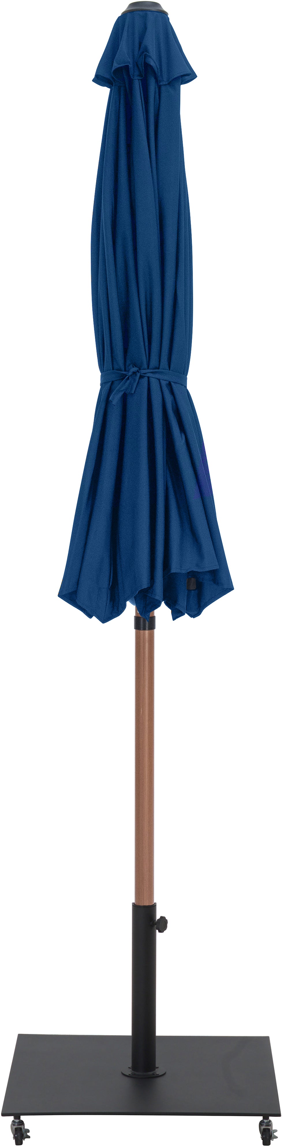 Fiji Water Resistant Fabric And Aluminum Patio Umbrella With Base Set