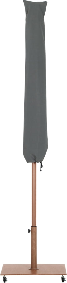 Fiji Water Resistant Fabric And Aluminum Patio Umbrella With Base Set