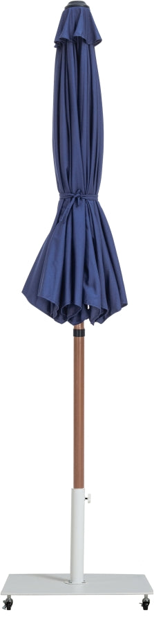 Fiji Water Resistant Fabric And Aluminum Patio Umbrella With Base Set