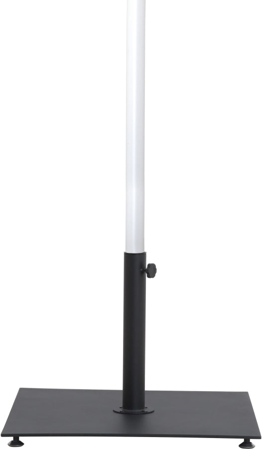 Fiji Water Resistant Fabric And Aluminum Patio Umbrella With Base Set