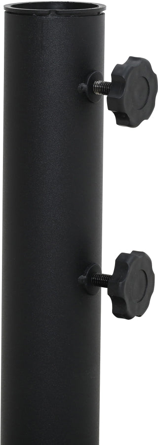 Fiji Water Resistant Fabric And Aluminum Patio Umbrella With Base Set