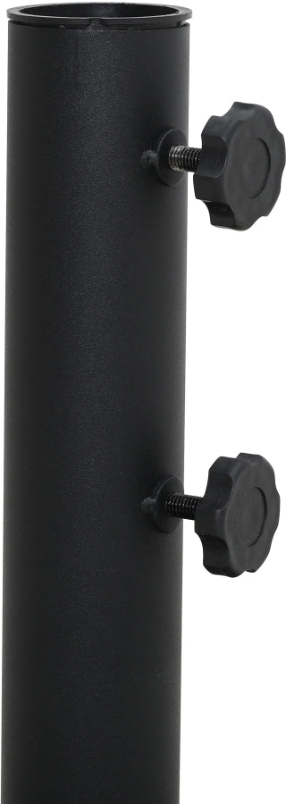 Fiji Water Resistant Fabric And Aluminum Patio Umbrella With Base Set