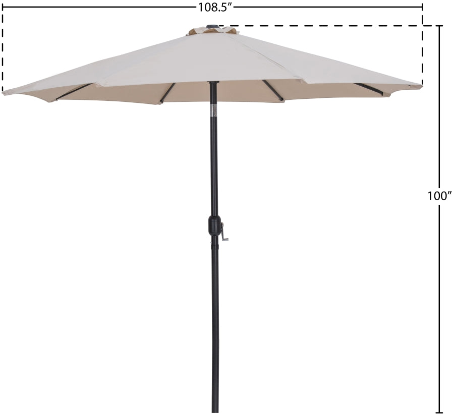 Fiji Water Resistant Fabric And Aluminum Patio Umbrella
