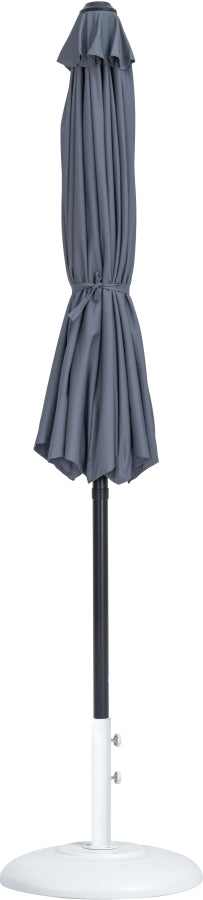 Fiji Water Resistant Fabric And Aluminum Patio Umbrella With Base Set