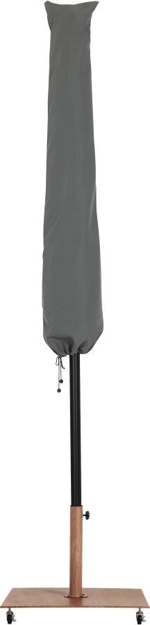 Fiji Water Resistant Fabric And Aluminum Patio Umbrella With Base Set