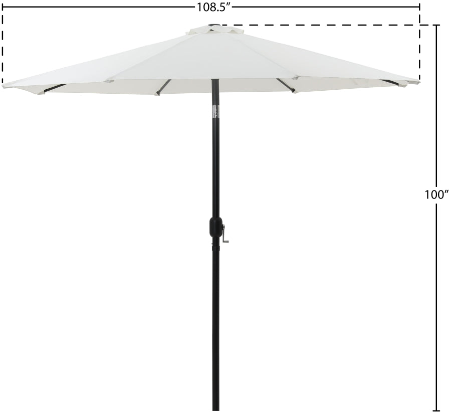 Fiji Water Resistant Fabric And Aluminum Patio Umbrella