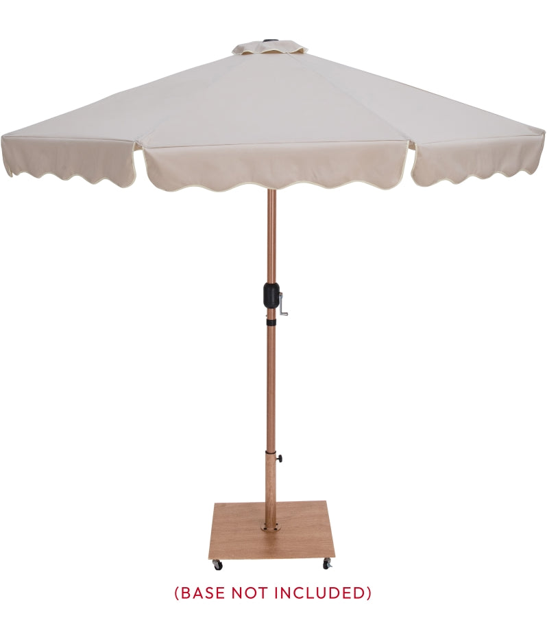Amalfi Water Resistant Fabric And Aluminum Patio Umbrella
