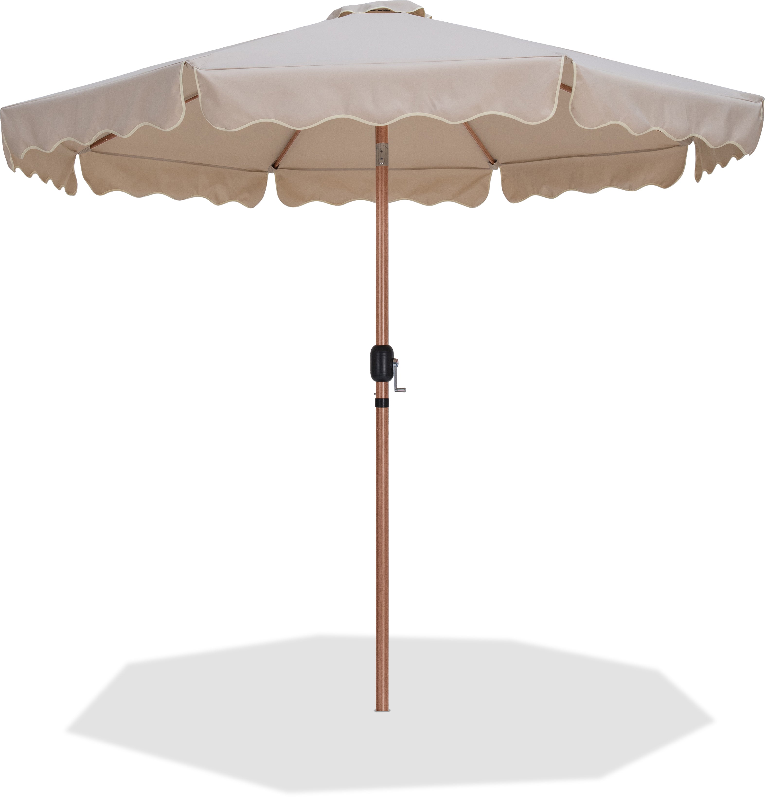 Amalfi Water Resistant Fabric And Aluminum Patio Umbrella