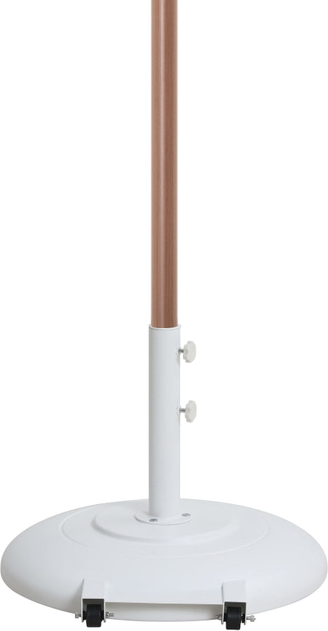 Amalfi Water Resistant Fabric And Aluminum Patio Umbrella With Base Set