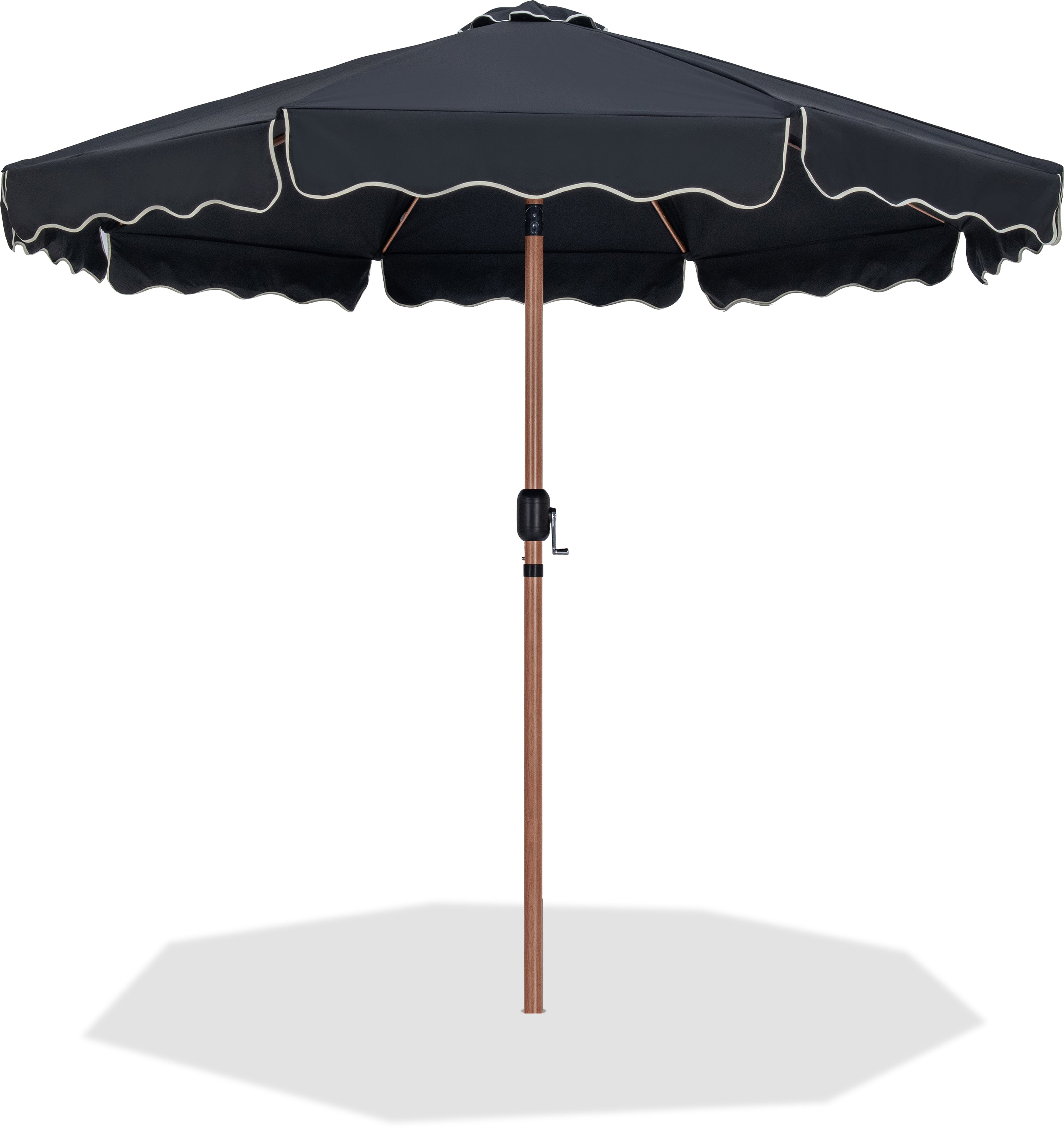 Amalfi Water Resistant Fabric And Aluminum Patio Umbrella