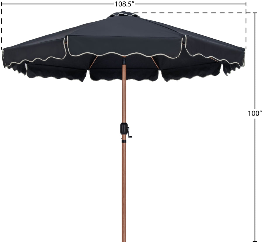 Amalfi Water Resistant Fabric And Aluminum Patio Umbrella