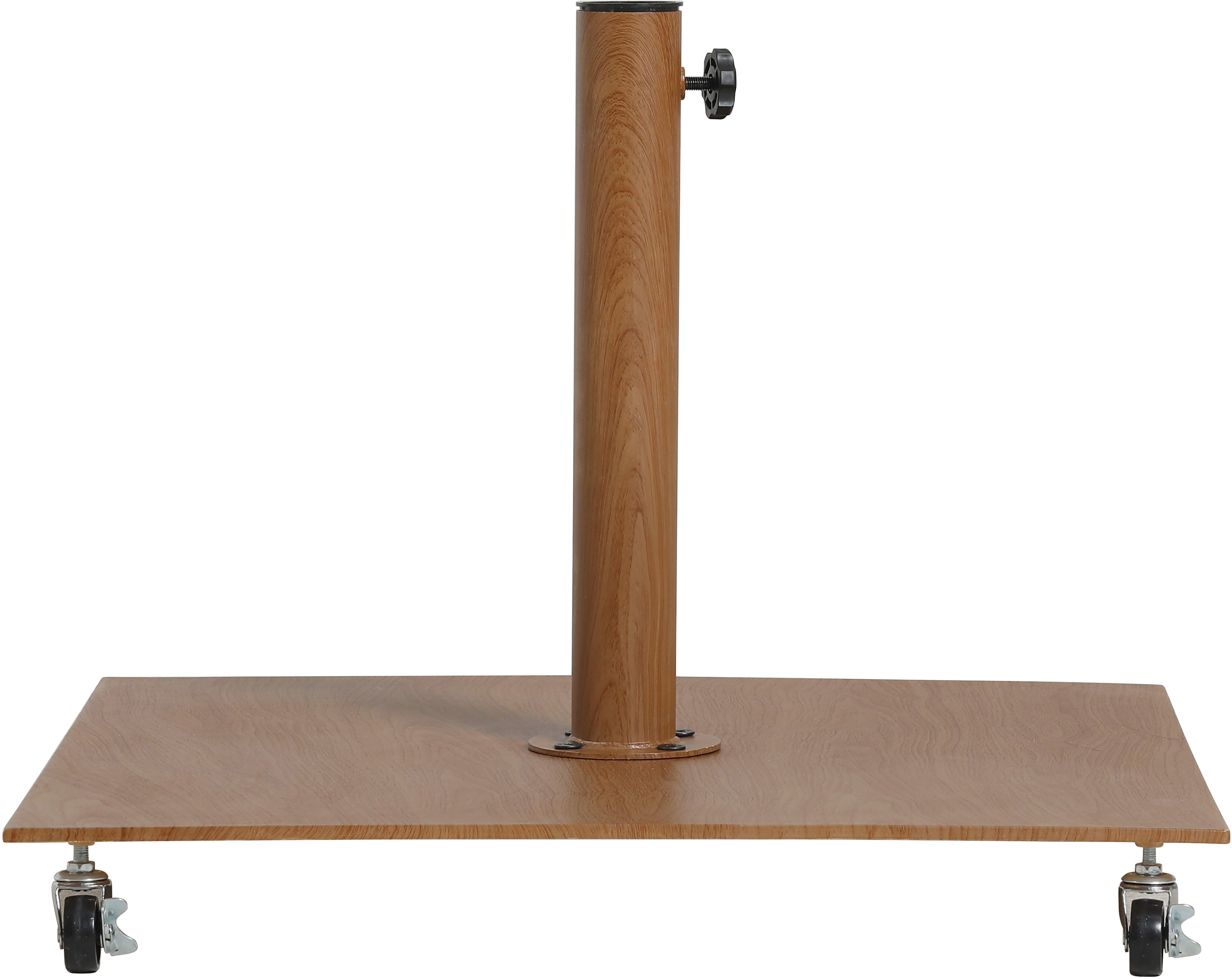 Amalfi Water Resistant Fabric And Aluminum Patio Umbrella With Base Set