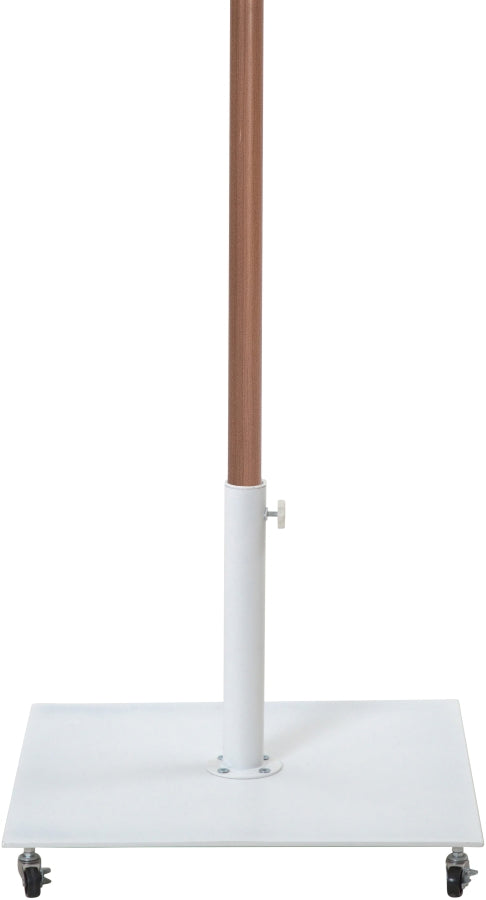 Amalfi Water Resistant Fabric And Aluminum Patio Umbrella With Base Set