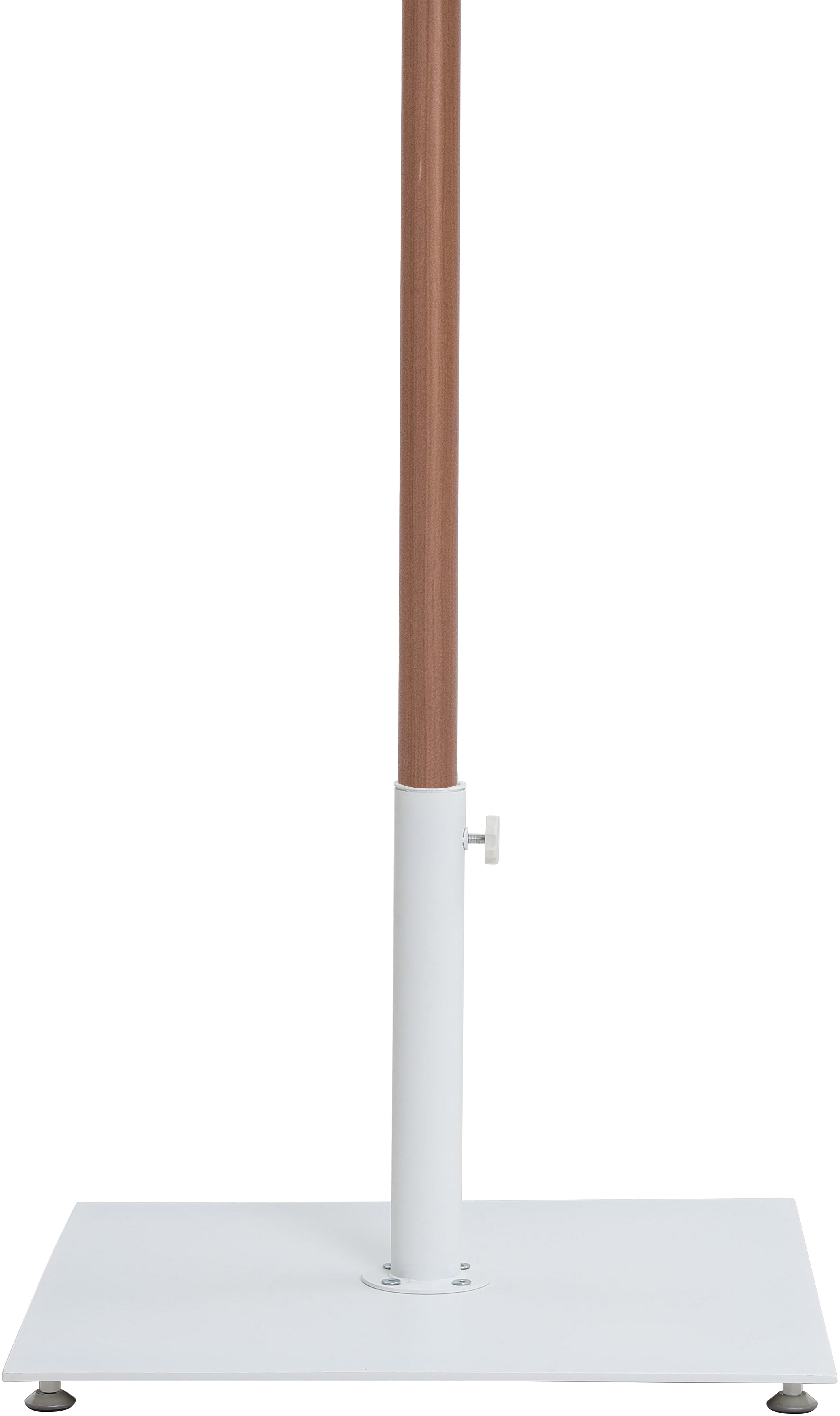 Amalfi Water Resistant Fabric And Aluminum Patio Umbrella With Base Set
