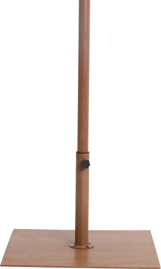 Amalfi Water Resistant Fabric And Aluminum Patio Umbrella With Base Set