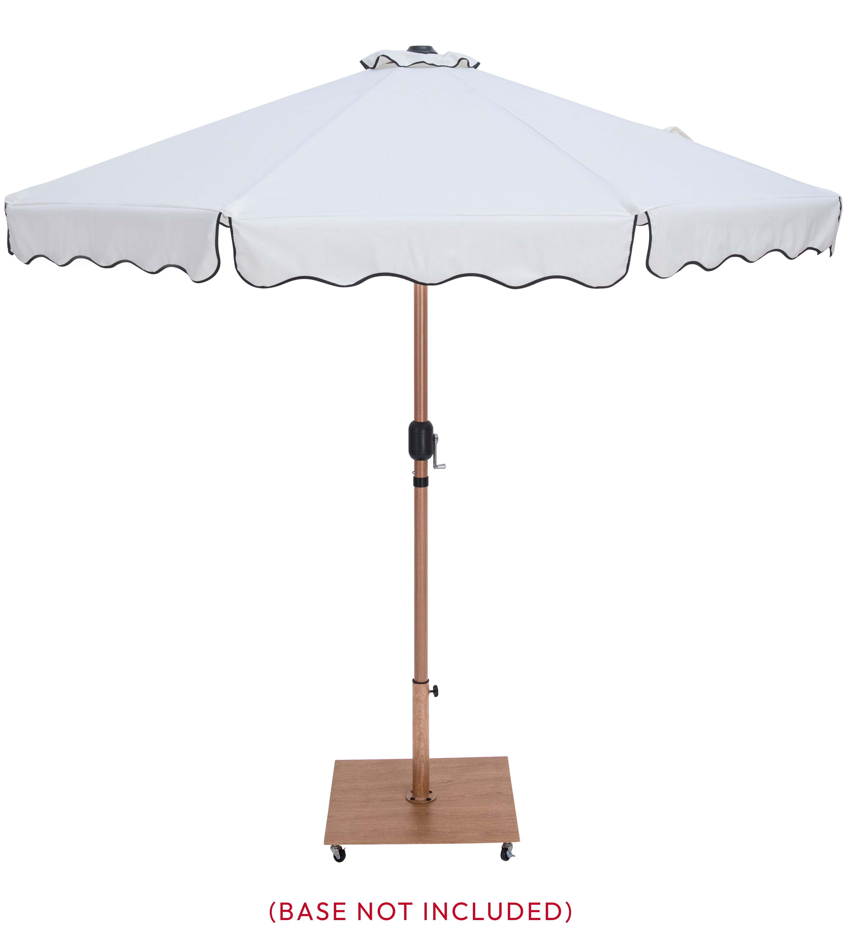 Amalfi Water Resistant Fabric And Aluminum Patio Umbrella