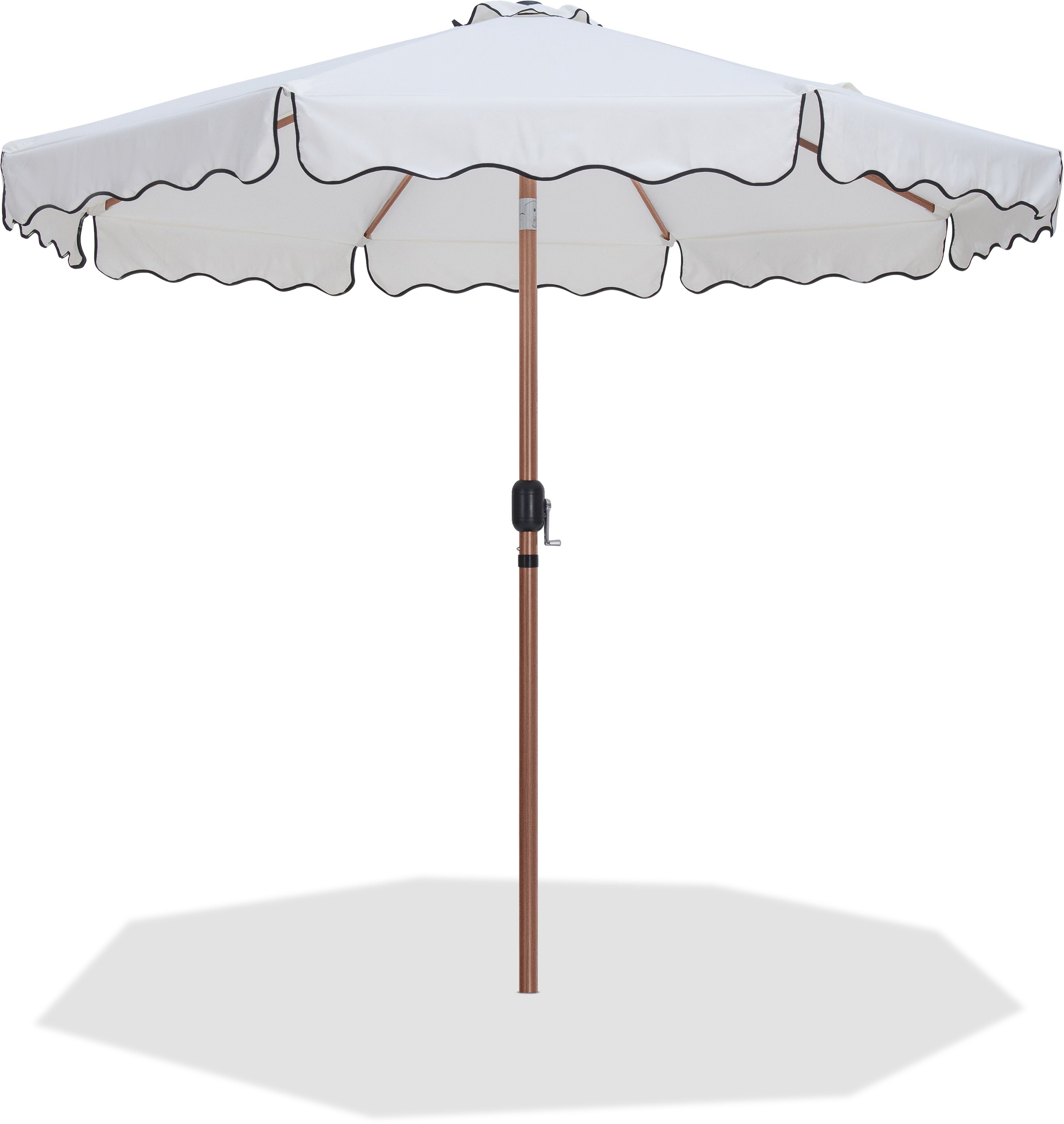 Amalfi Water Resistant Fabric And Aluminum Patio Umbrella