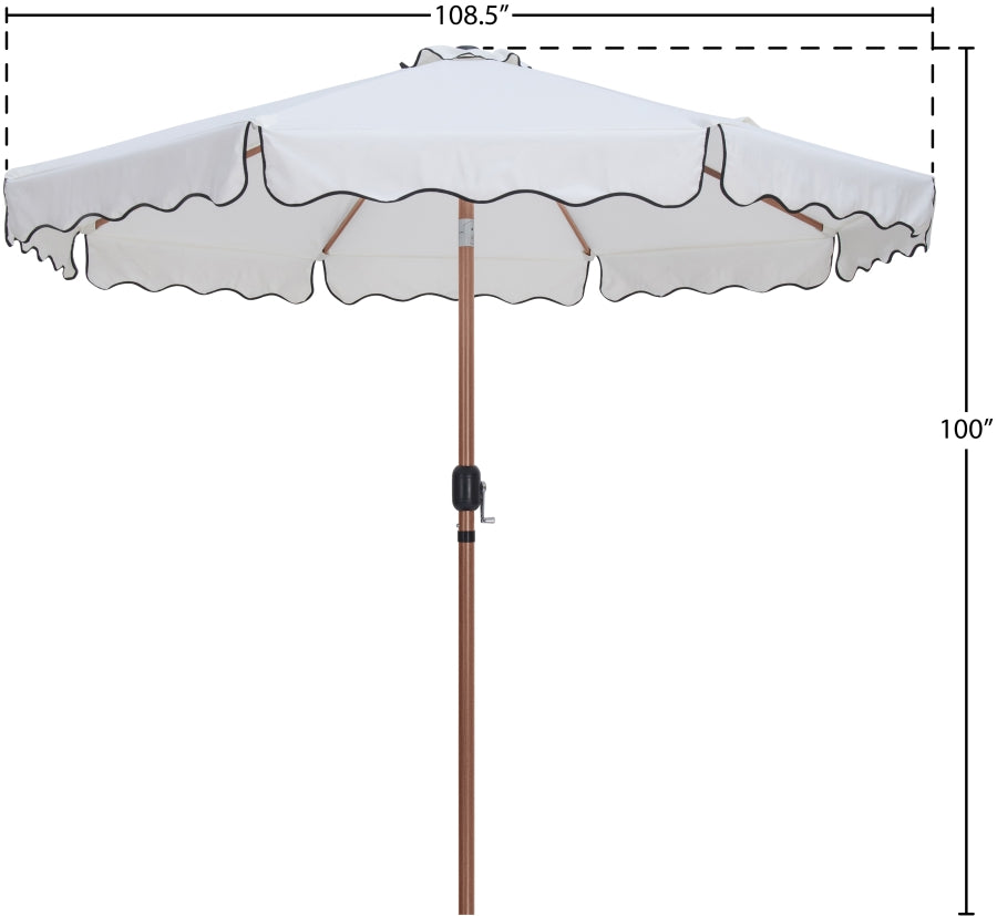 Amalfi Water Resistant Fabric And Aluminum Patio Umbrella