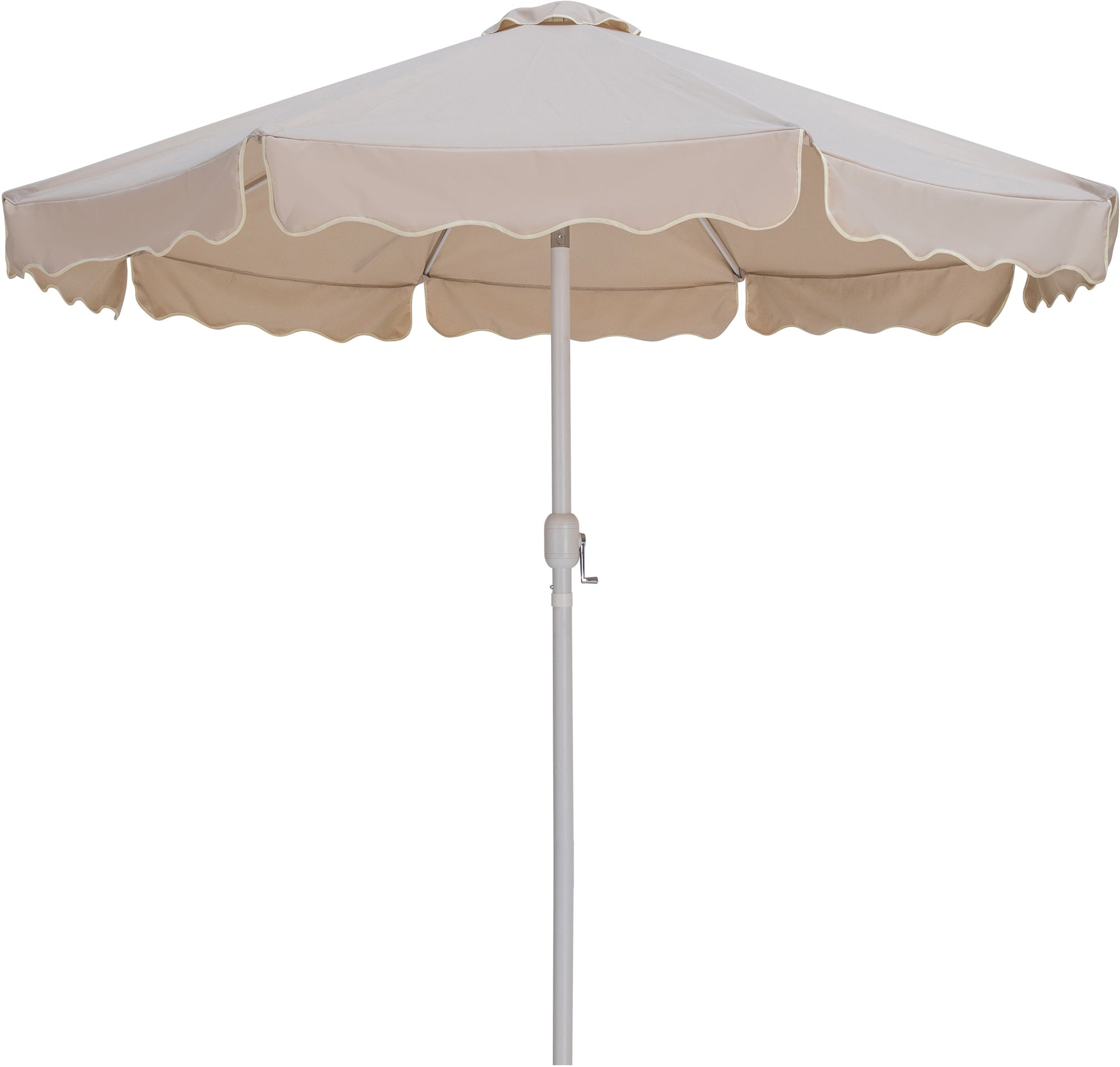 Amalfi Water Resistant Fabric And Aluminum Patio Umbrella With Base Set