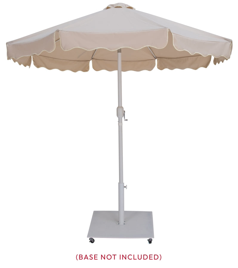 Amalfi Water Resistant Fabric And Aluminum Patio Umbrella