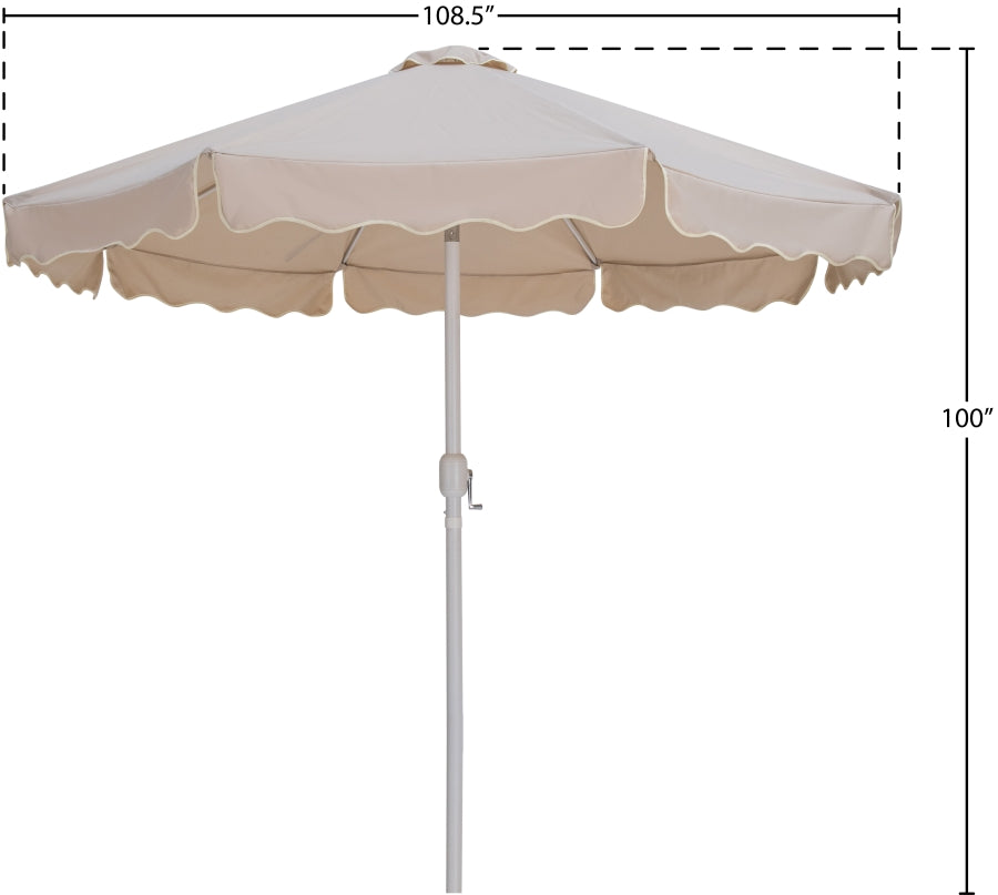 Amalfi Water Resistant Fabric And Aluminum Patio Umbrella