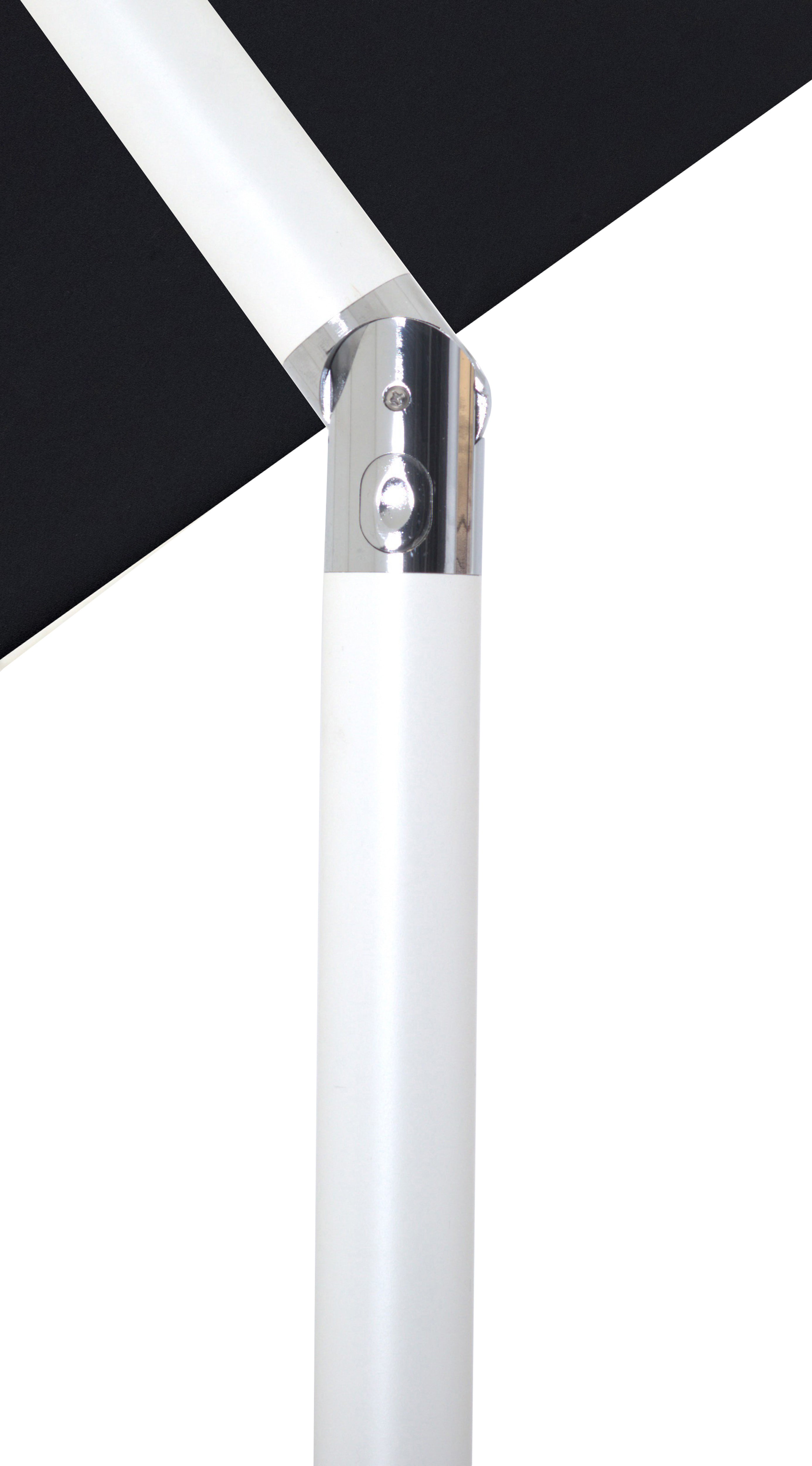 Amalfi Water Resistant Fabric And Aluminum Patio Umbrella With Base Set
