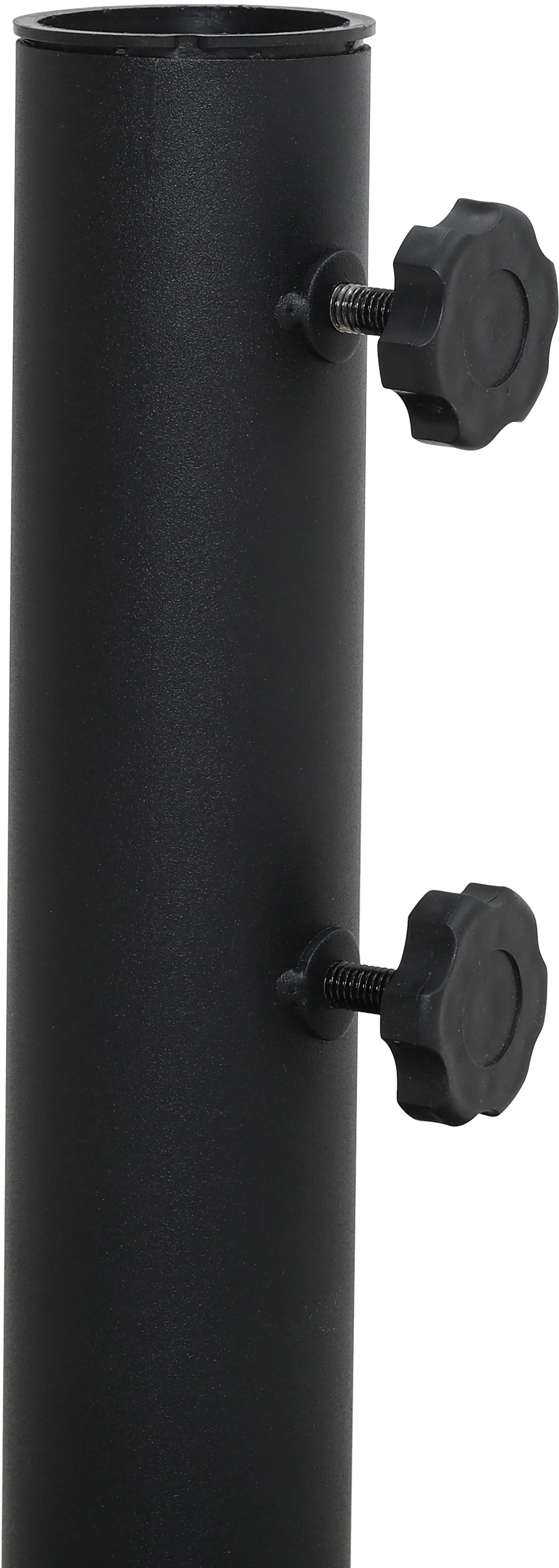 Amalfi Water Resistant Fabric And Aluminum Patio Umbrella With Base Set