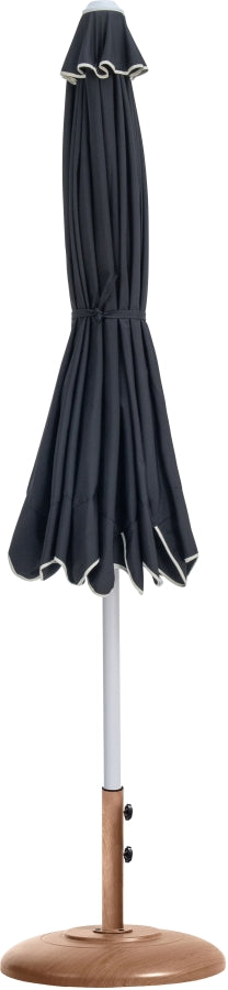 Amalfi Water Resistant Fabric And Aluminum Patio Umbrella With Base Set