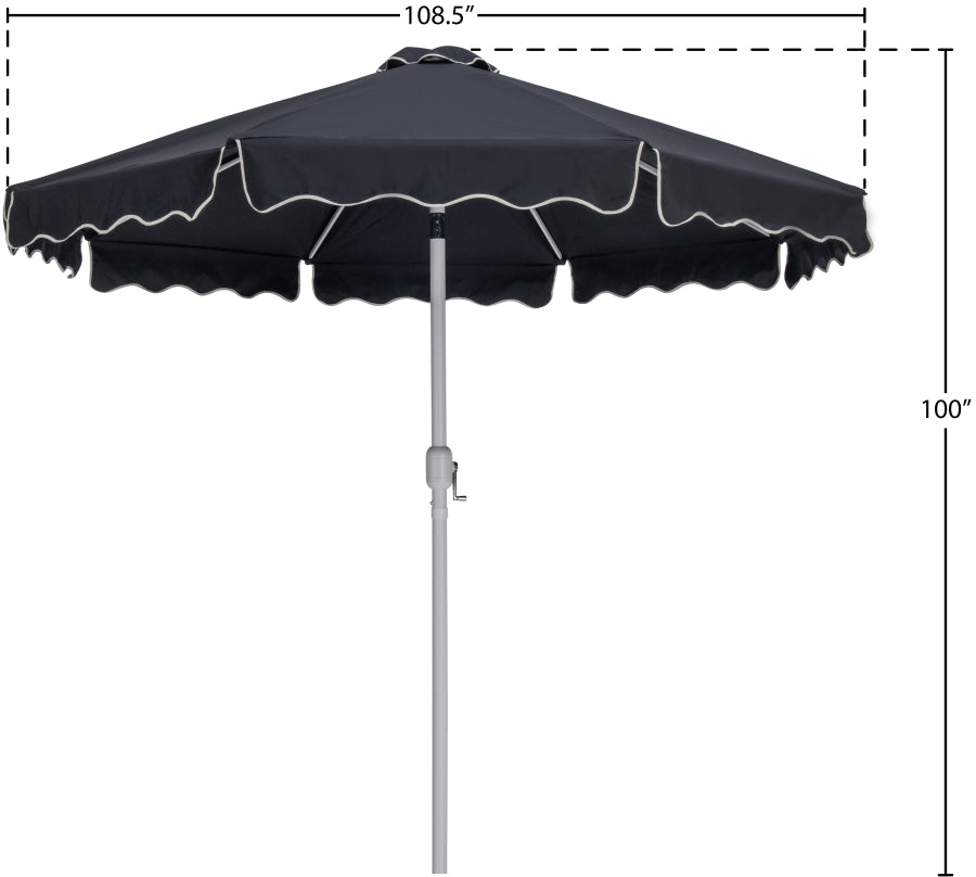 Amalfi Water Resistant Fabric And Aluminum Patio Umbrella