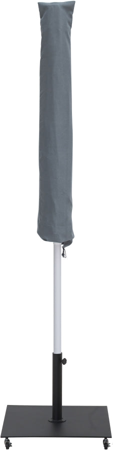 Amalfi Water Resistant Fabric And Aluminum Patio Umbrella With Base Set