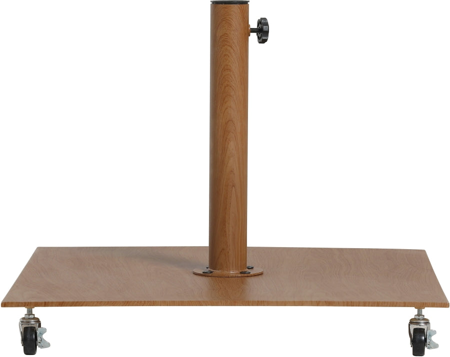 Amalfi Water Resistant Fabric And Aluminum Patio Umbrella With Base Set