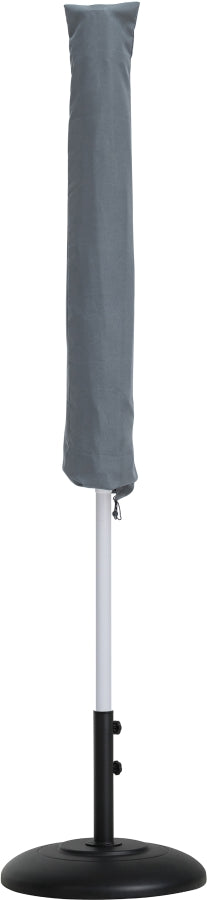Amalfi Water Resistant Fabric And Aluminum Patio Umbrella With Base Set