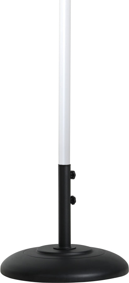 Amalfi Water Resistant Fabric And Aluminum Patio Umbrella With Base Set