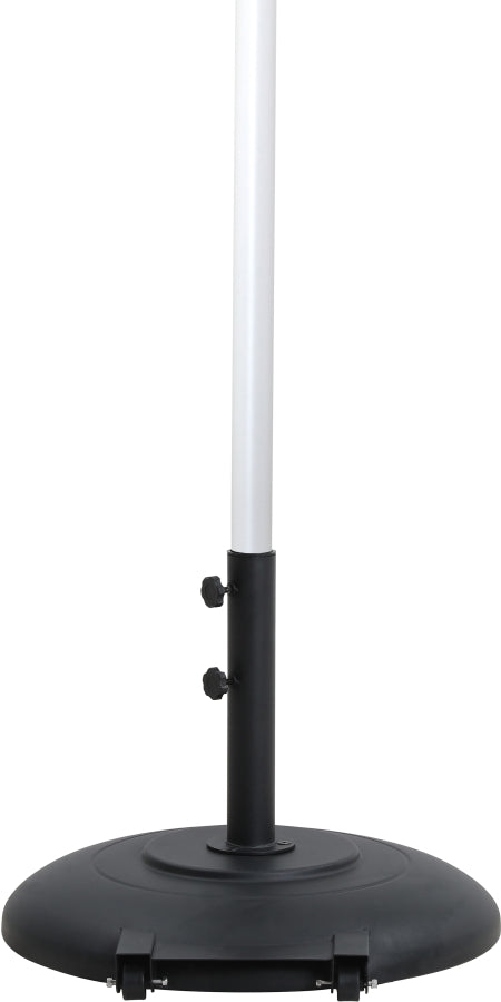 Amalfi Water Resistant Fabric And Aluminum Patio Umbrella With Base Set