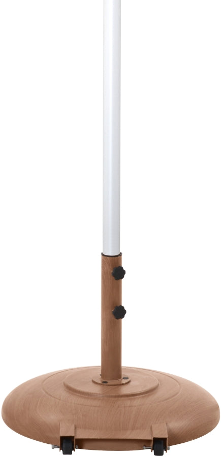 Amalfi Water Resistant Fabric And Aluminum Patio Umbrella With Base Set