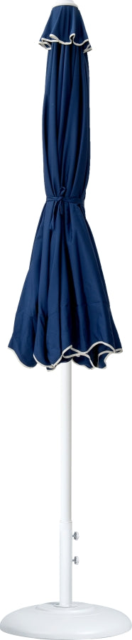 Amalfi Water Resistant Fabric And Aluminum Patio Umbrella With Base Set