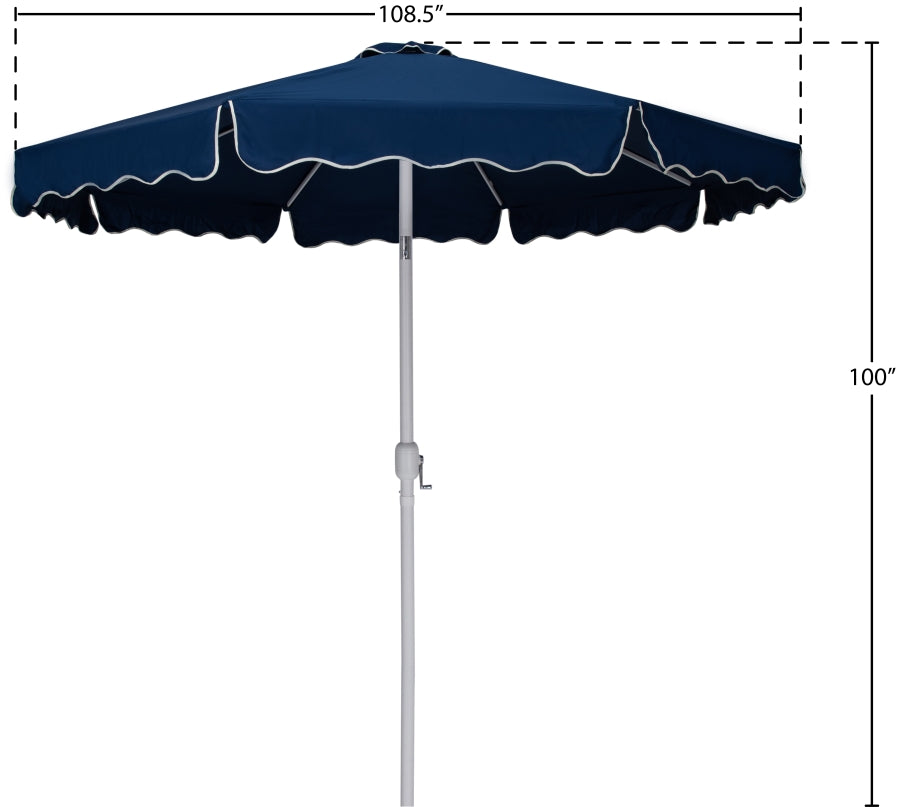 Amalfi Water Resistant Fabric And Aluminum Patio Umbrella