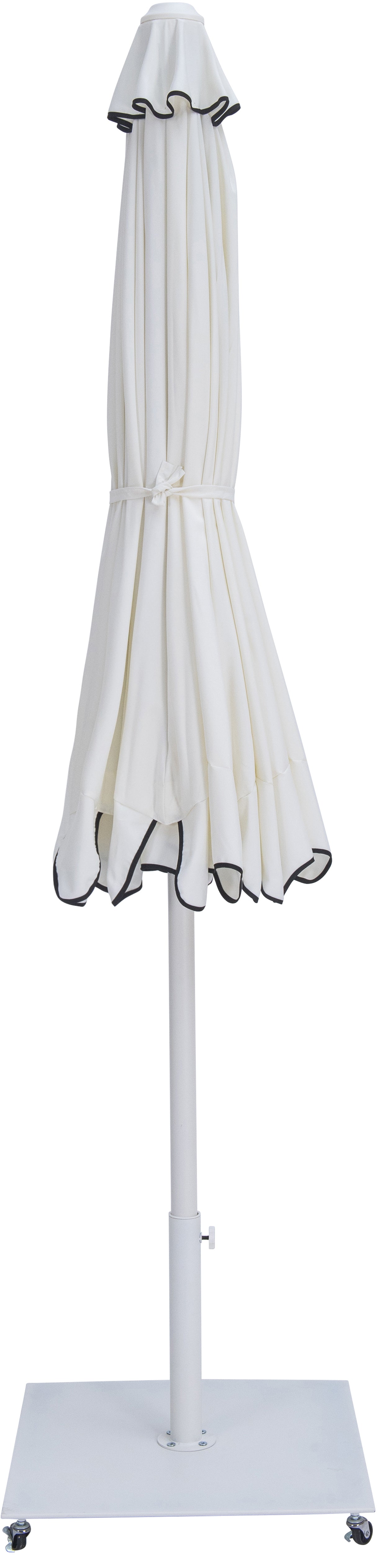 Amalfi Water Resistant Fabric And Aluminum Patio Umbrella With Base Set