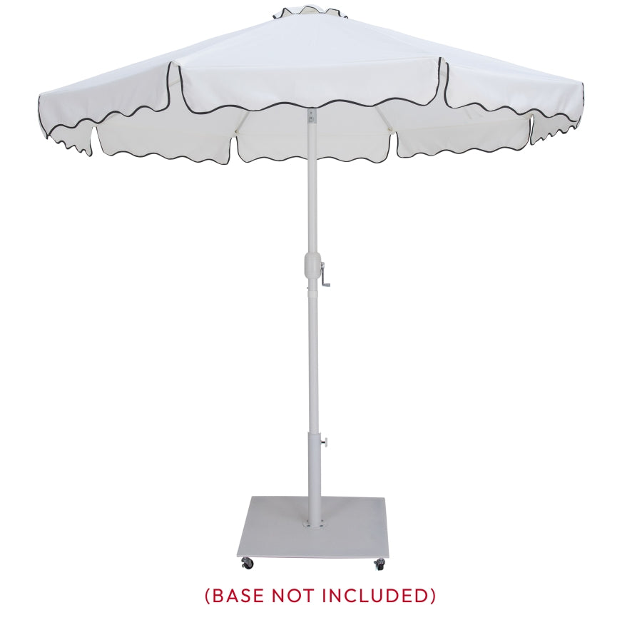 Amalfi Water Resistant Fabric And Aluminum Patio Umbrella