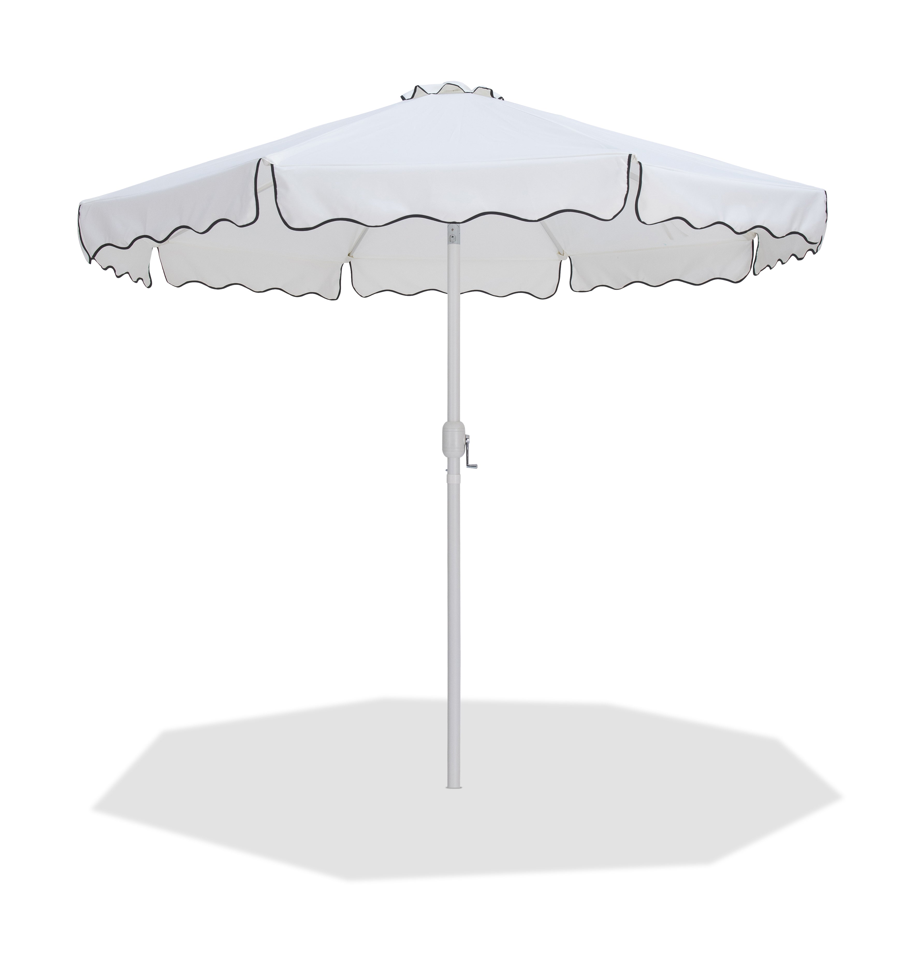 Amalfi Water Resistant Fabric And Aluminum Patio Umbrella
