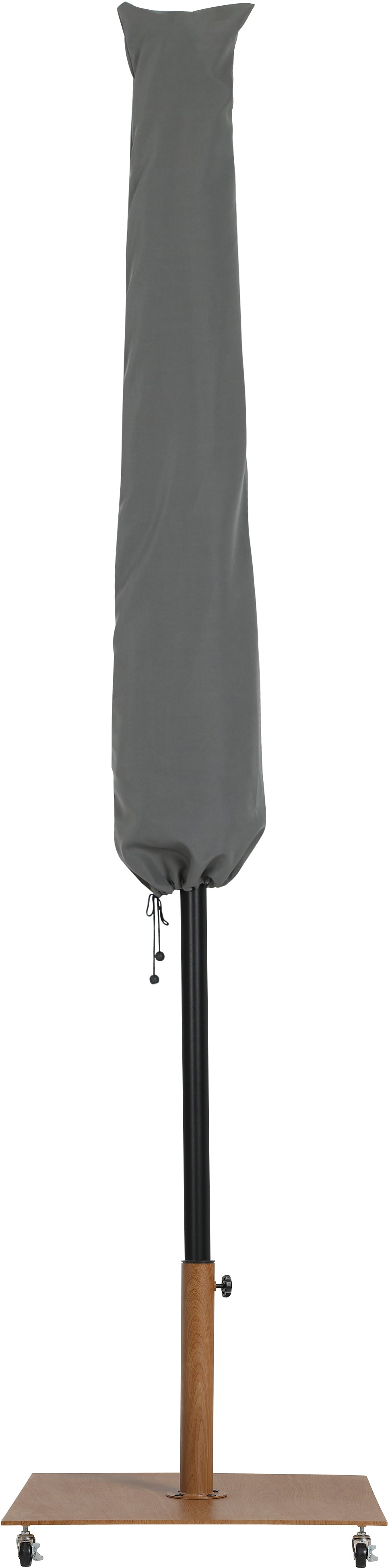 Amalfi Water Resistant Fabric And Aluminum Patio Umbrella With Base Set